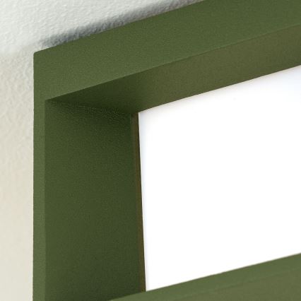 Buitenlamp HENRY 2xE27/15W/230V 26x26 cm IP44 groen