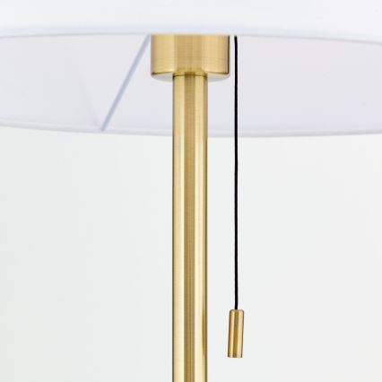 Staande Lamp LUDWIG 1xE27/40W/230V wit/goud