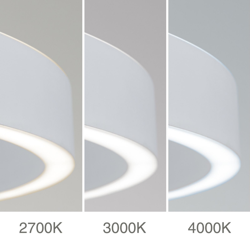 Dimbare LED-pendellamp aan kabel KOLK LED/40W/230V 2700/3000/4000K ø 40 cm wit