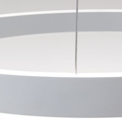 LED-dimbare hanglamp met kabel KOLK LED/60W/230V 2700/3000/4000K Ø 60 cm wit