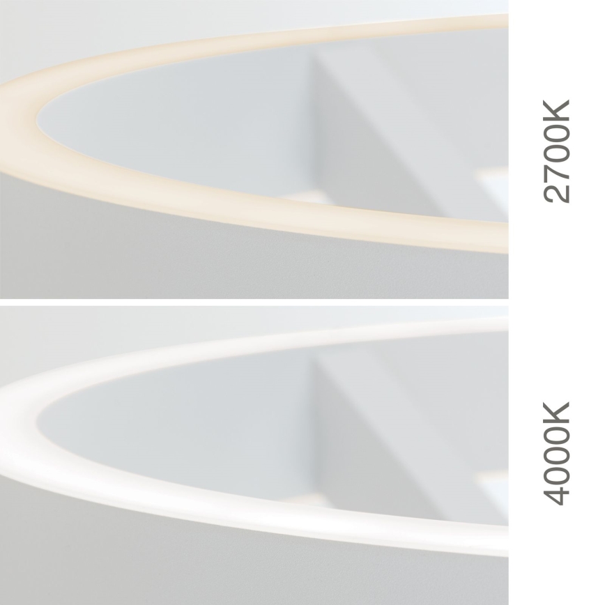 Dimbare LED-staande lamp KOLK LED/40W/230V 2700/4000K wit