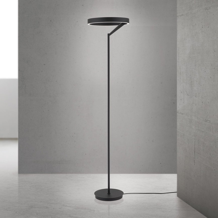 Dimbare LED-staande lamp KOLK LED/40W/230V 2700/4000K zwart