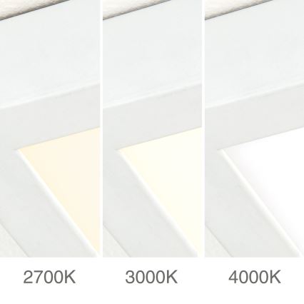 LED-dimbare plafondlamp DISC LED/30W/230V 2700/3000/4000K 39x39 cm wit