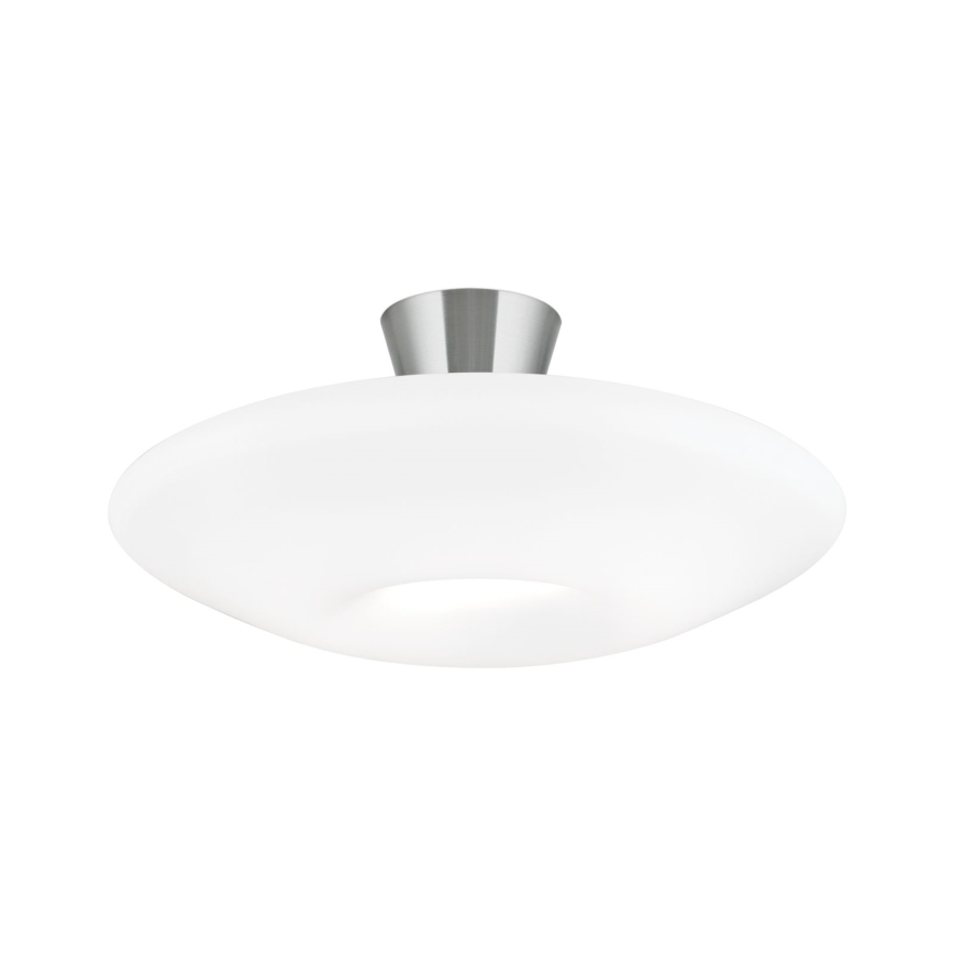Plafondlamp BLANC 2xE27/60W/230V diameter 49 cm mat chroom
