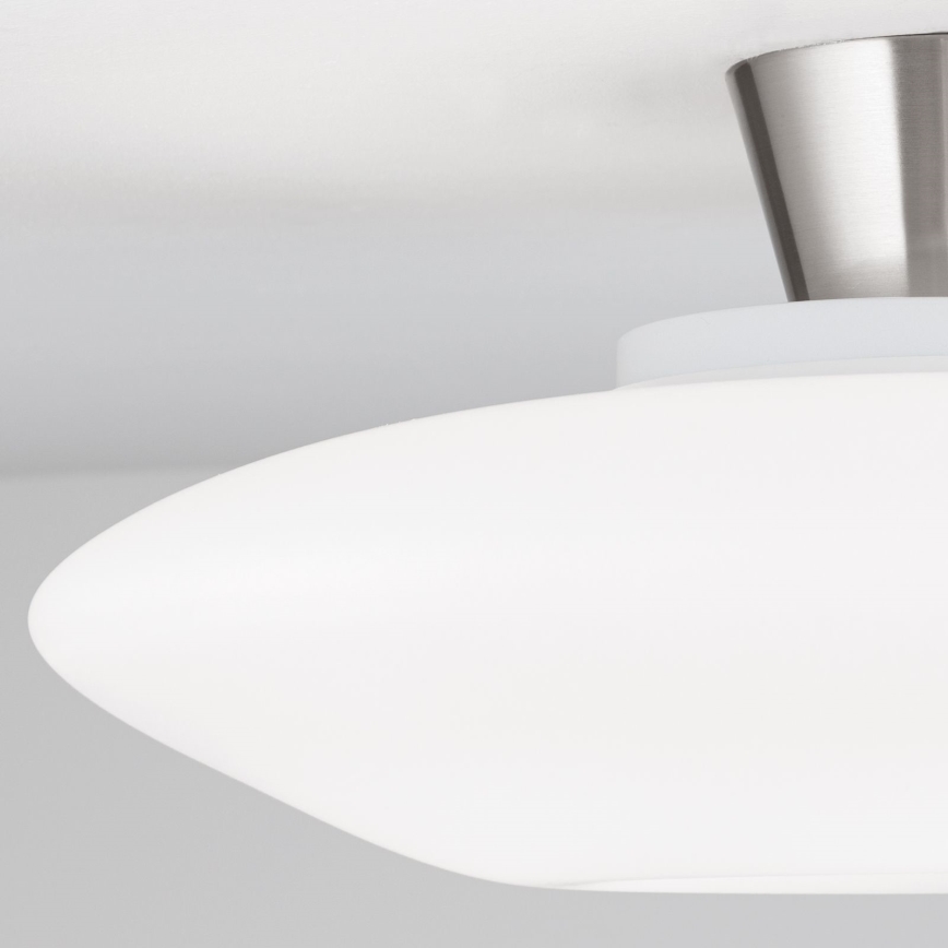 Plafondlamp BLANC 2xE27/60W/230V diameter 49 cm mat chroom