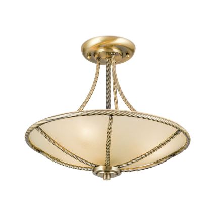 Suspension-barre MAURO 3xE27/60W/230V d. 42 cm bronze