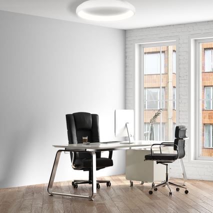 LED Dimbaar plafondlamp VENUS LED/50W/230V Ø 61 cm wit