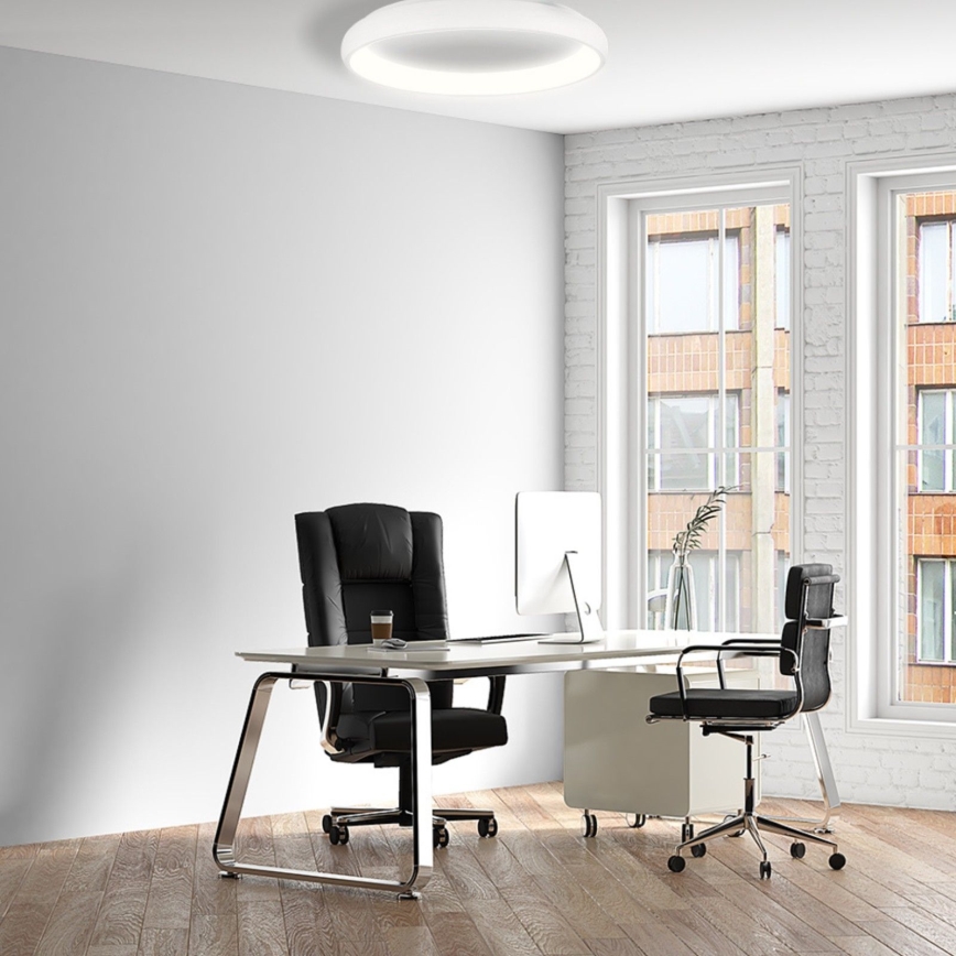 LED Dimbaar plafondlamp VENUS LED/50W/230V Ø 61 cm wit