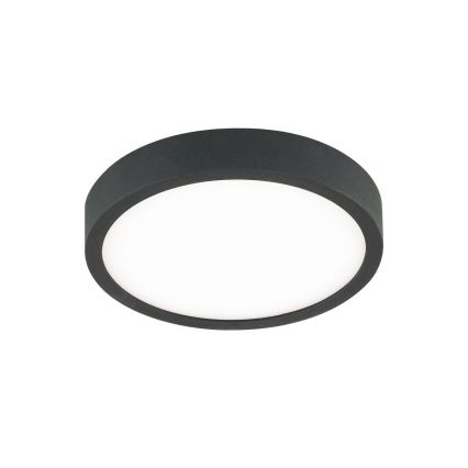 LED Plafondlamp BULLY LED/12W/230V diameter 14 cm zwart