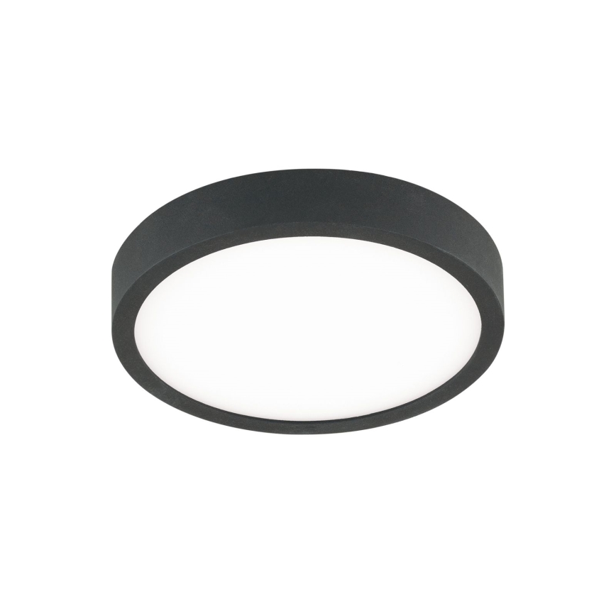 LED Plafondlamp BULLY LED/12W/230V diameter 14 cm zwart