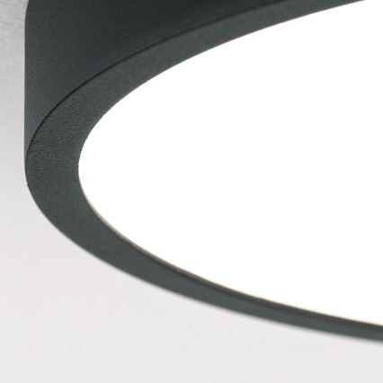 LED Plafondlamp BULLY LED/12W/230V diameter 14 cm zwart
