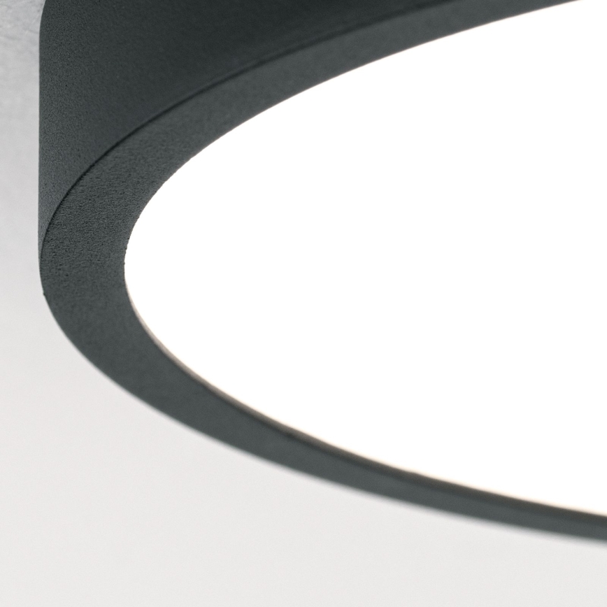 LED Plafondlamp BULLY LED/12W/230V diameter 14 cm zwart