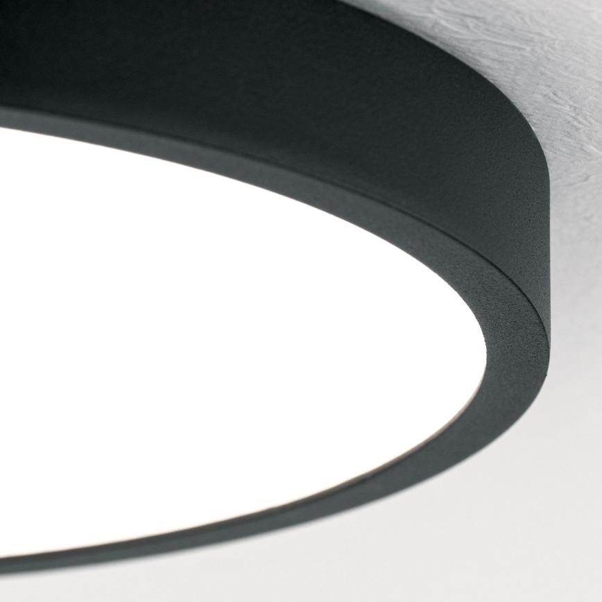 Plafonnier BULLY LED/24W/230V d. 24 cm noir