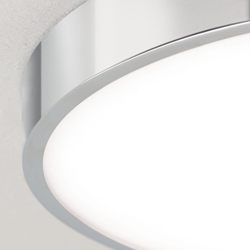 Plafonnier BULLY LED/28W/230V d. 28 cm chrome brillant