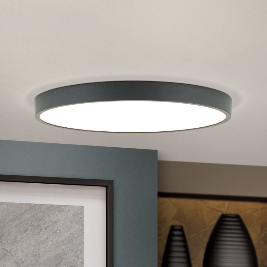 Plafonnier BULLY LED/28W/230V d. 28 cm noir