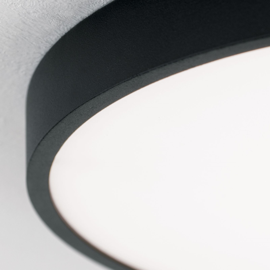 Plafonnier BULLY LED/28W/230V d. 28 cm noir