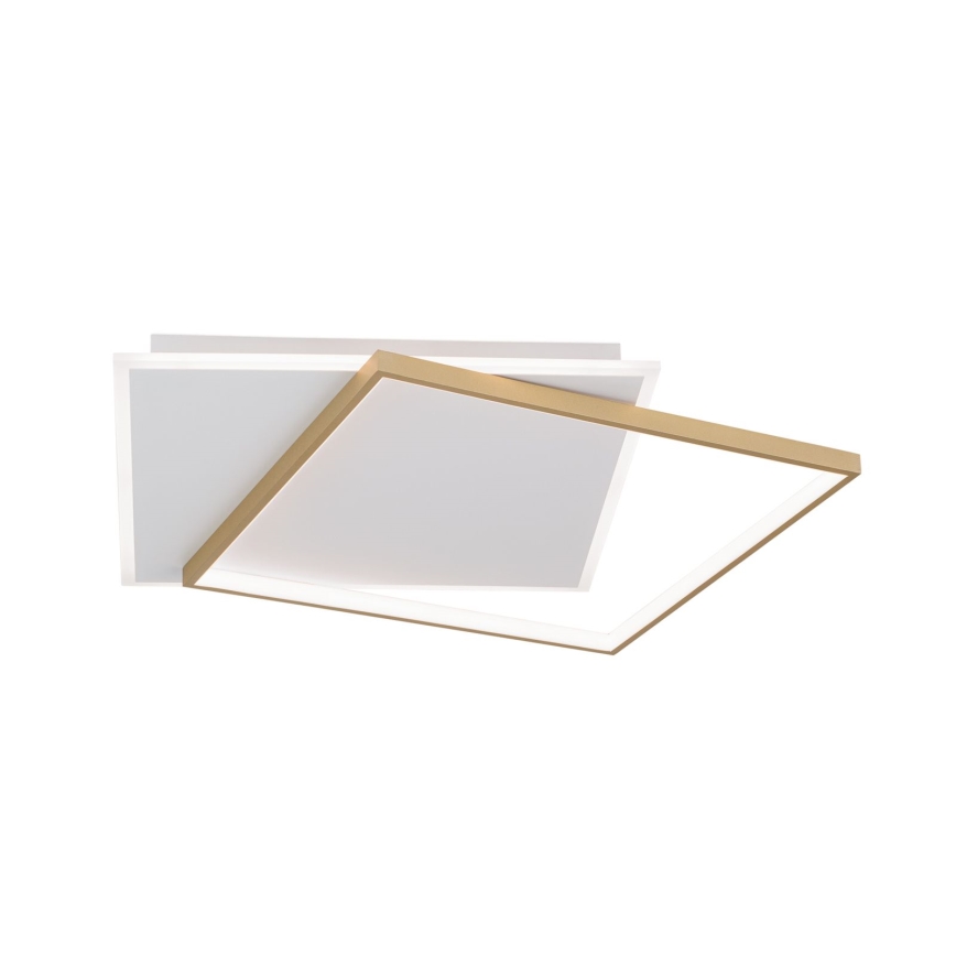 LED Dimbaar Plafondlamp EMANUEL LED/50W/230V wit/goud