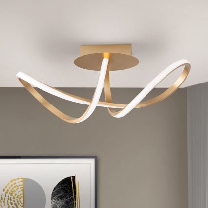 Plafonnier à intensité variable CIRCUS LED/30W/230V doré