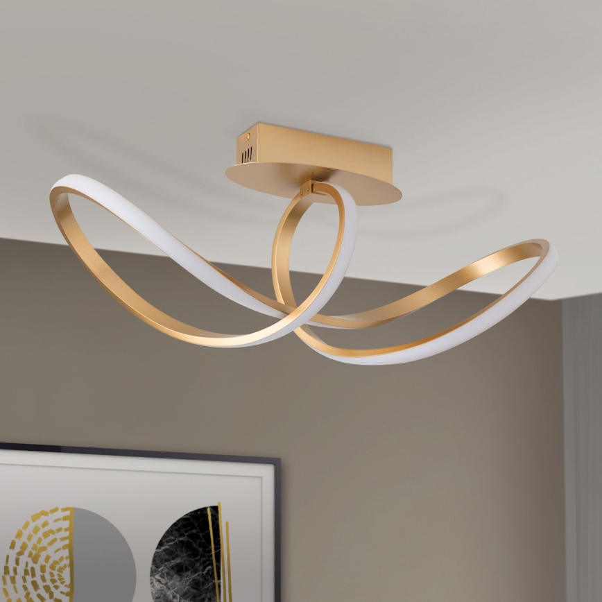 Plafonnier à intensité variable CIRCUS LED/30W/230V doré