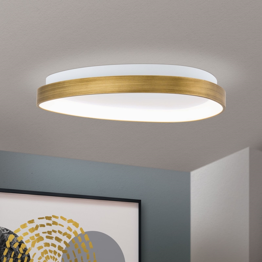 Plafonnier CHARLIE LED/35W/230V d. 45 cm doré