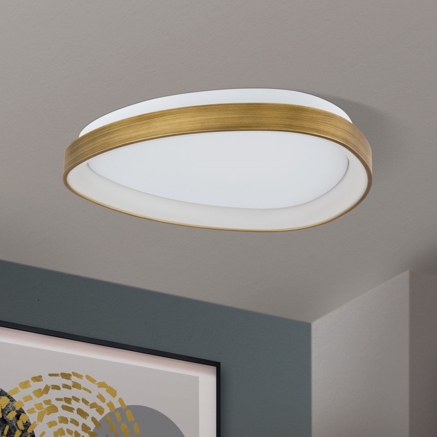 Plafonnier CHARLIE LED/35W/230V d. 45 cm doré