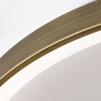 Plafonnier CHARLIE LED/72W/230V d. 80 cm doré