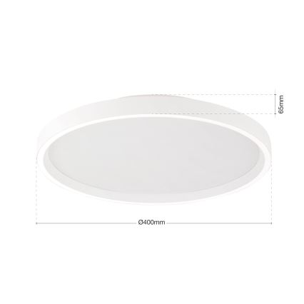 Plafonnier à intensité variable MASCA LED/36W/230V 2700/3350/4000K d. 40 cm blanc