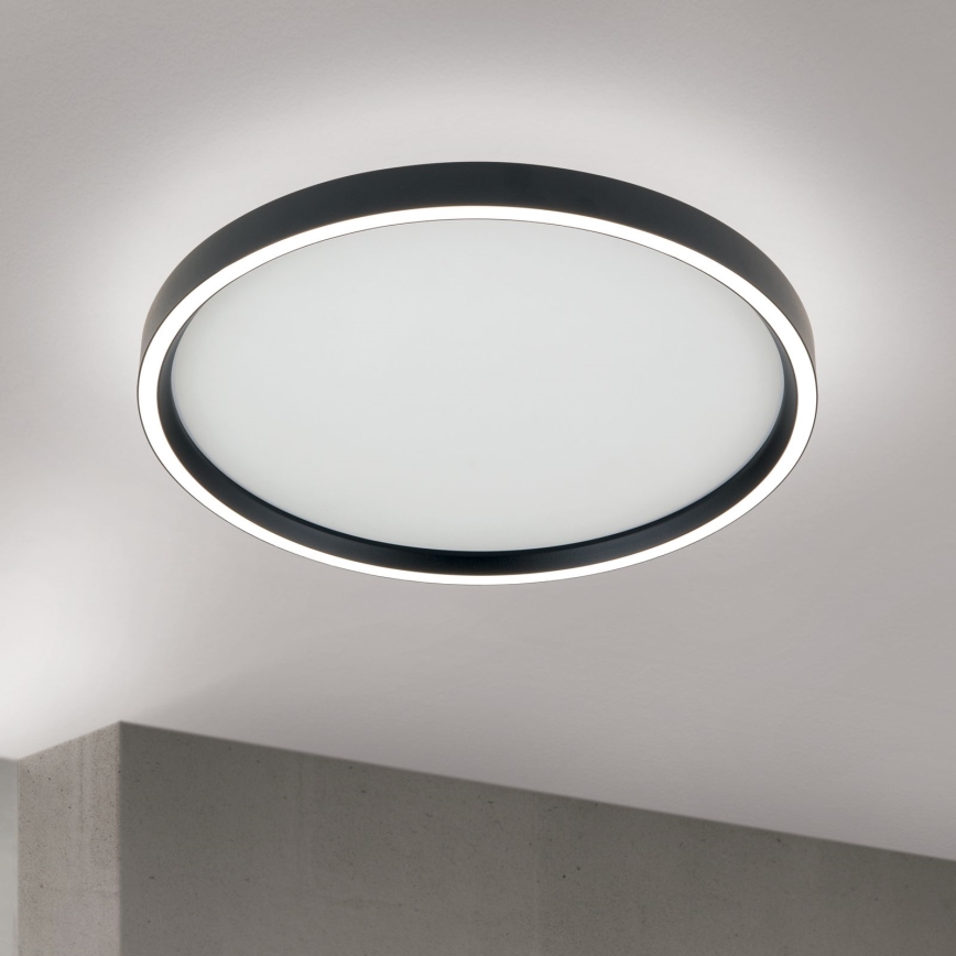 Plafonnier à intensité variable MASCA LED/36W/230V 2700/3350/4000K d. 40 cm noir