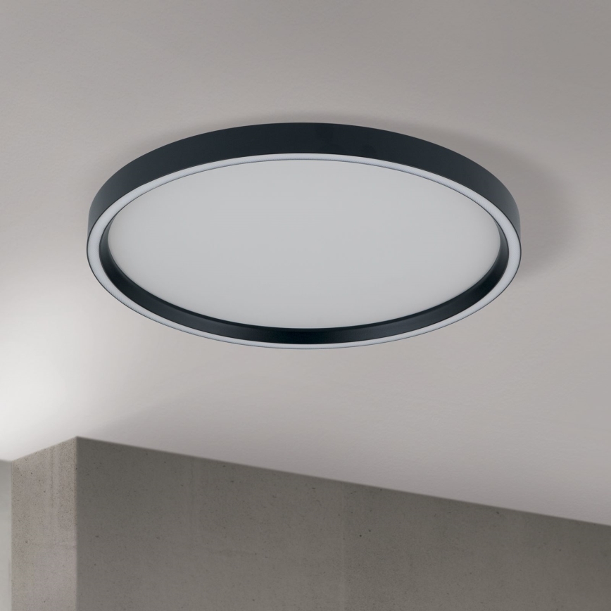 Plafonnier à intensité variable MASCA LED/36W/230V 2700/3350/4000K d. 40 cm noir