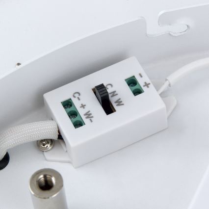 Plafonnier à intensité variable MASCA LED/36W/230V 2700/3350/4000K d. 40 cm noir