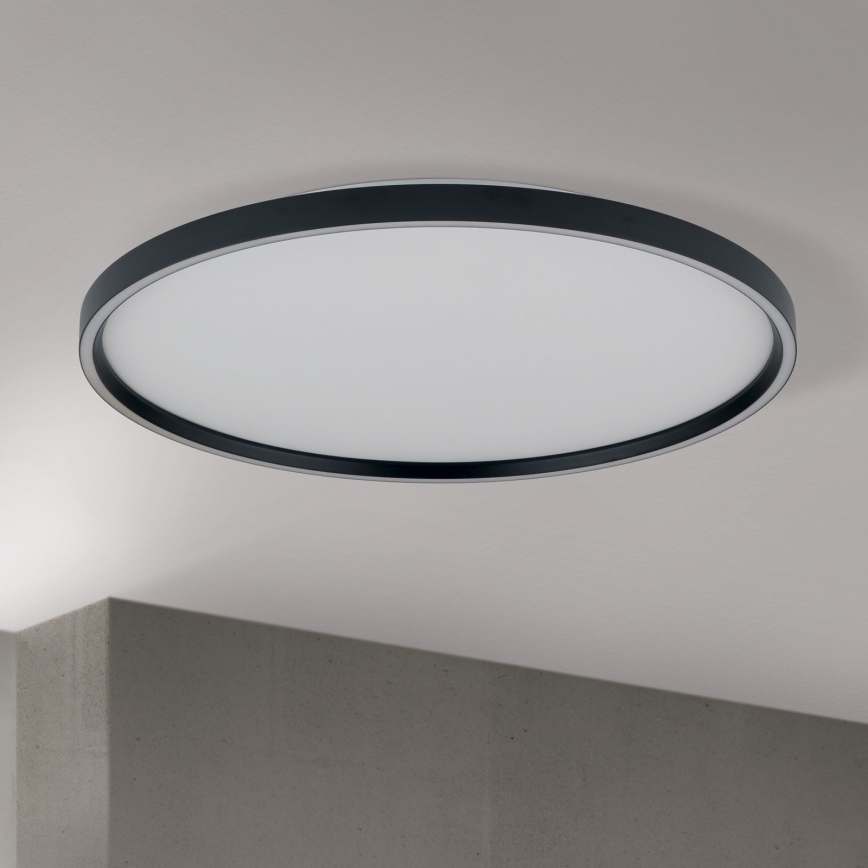 LED Dimbaar Plafondlamp MASCA LED/47W/230V 2700/3350/4000K Ø 60 cm zwart