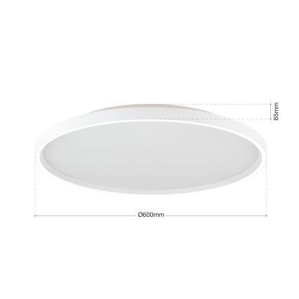 Plafonnier à intensité variable MASCA LED/47W/230V 2700/3350/4000K d. 60 cm blanc