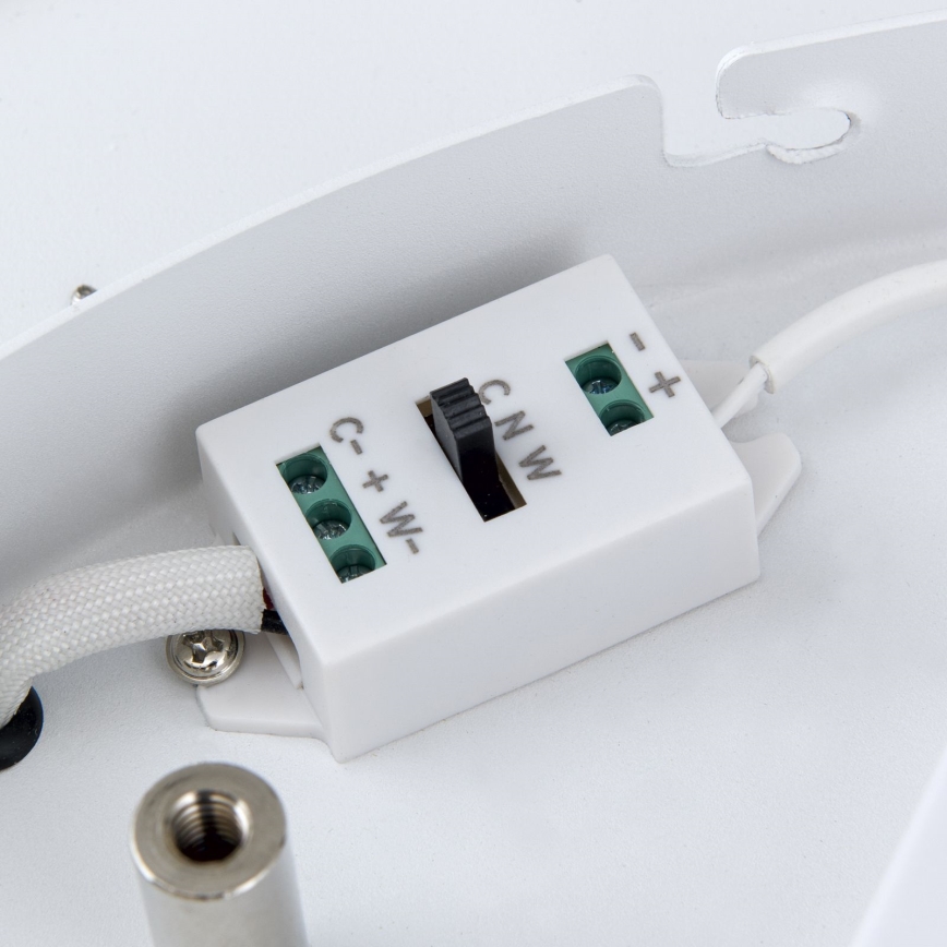 Plafonnier à intensité variable MASCA LED/47W/230V 2700/3350/4000K d. 60 cm noir
