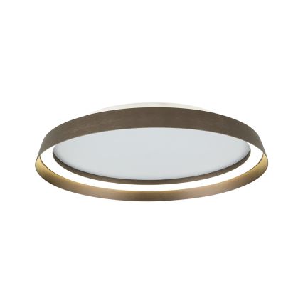 Dimbare LED Plafondlamp MANTA LED/38W/230V 2700/3000/4000K diameter 45 cm bruin