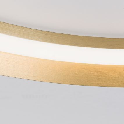 LED Dimbare plafondlamp MANTA LED/38W/230V 2700/3000/4000K Ø 45 cm goudkleurig
