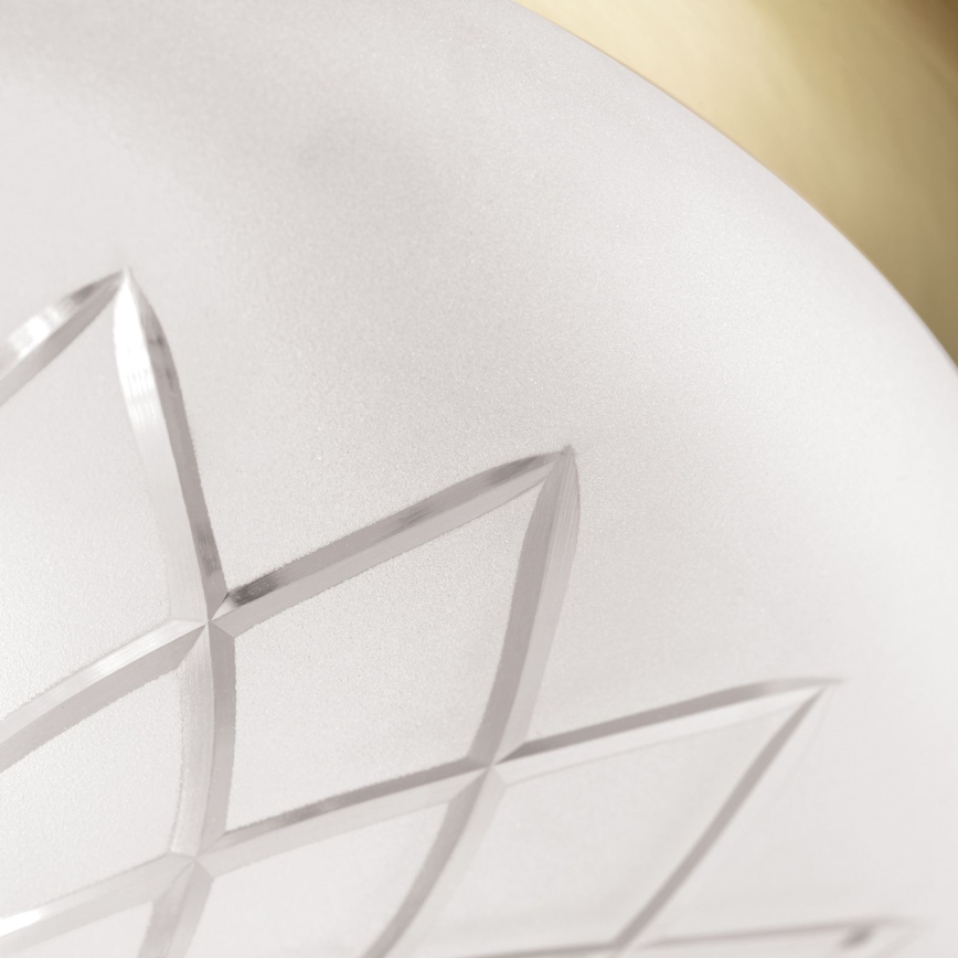Plafondlamp PORTO 1xE27/40W/230V diameter 26 cm goud