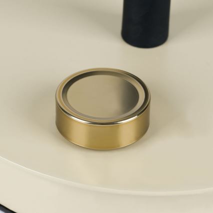 Dimbare flexibele bureaulamp DOTTY 1xGU10/10W/230V beige/zwart