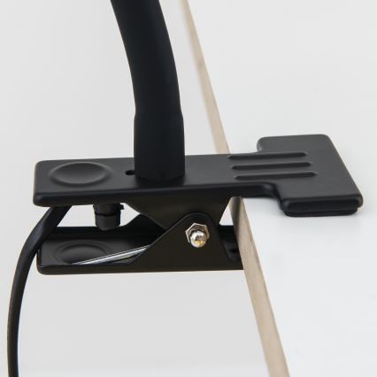 Flexibele tafellamp met klem DOTTY 1xGU10/10W/230V messing/zwart