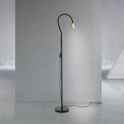 Flexibele vloerlamp DOTTY 1xGU10/10W/230V zwart/messing