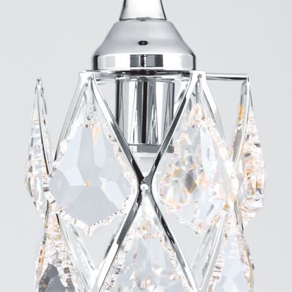 Hanglamp aan kabel RITA 1xG9/40W/230V glanzend chroom