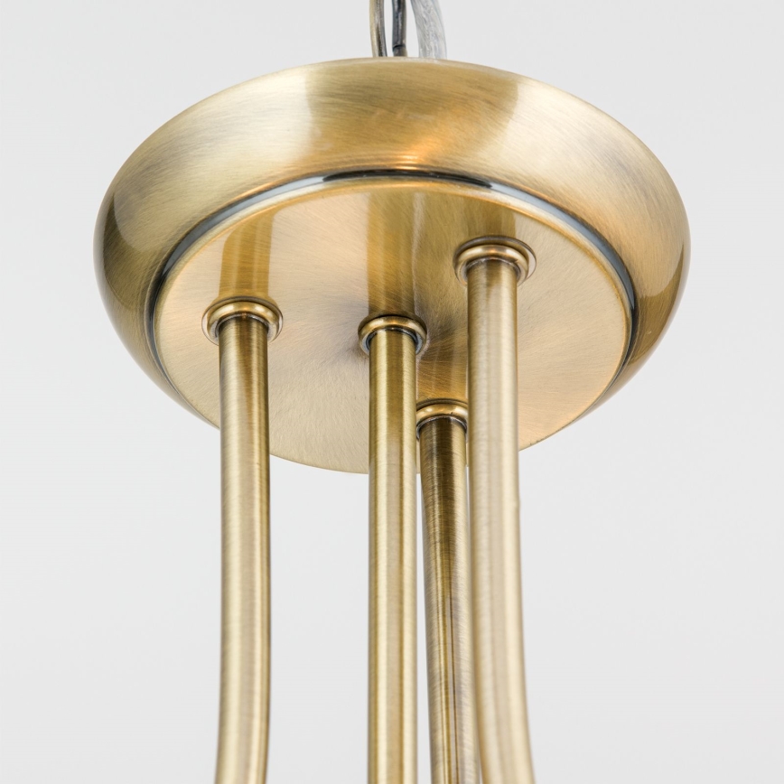 Hanglamp aan een ketting AIDA 3xE27/60W/230V diameter 39,5 cm messing