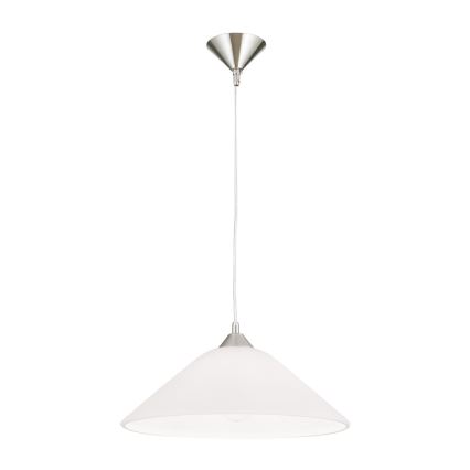Hanglamp aan een koord GRADO 1xE27/60W/230V diameter 40 cm mat chroom