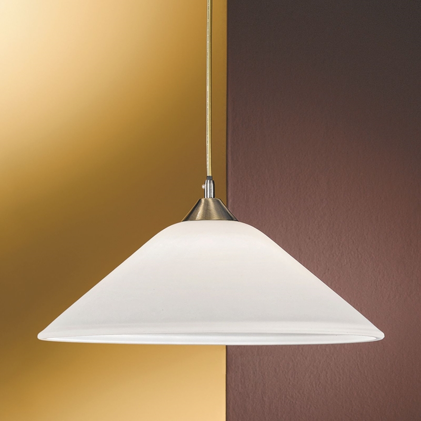 Hanglamp aan een koord GRADO 1xE27/60W/230V diameter 40 cm messing