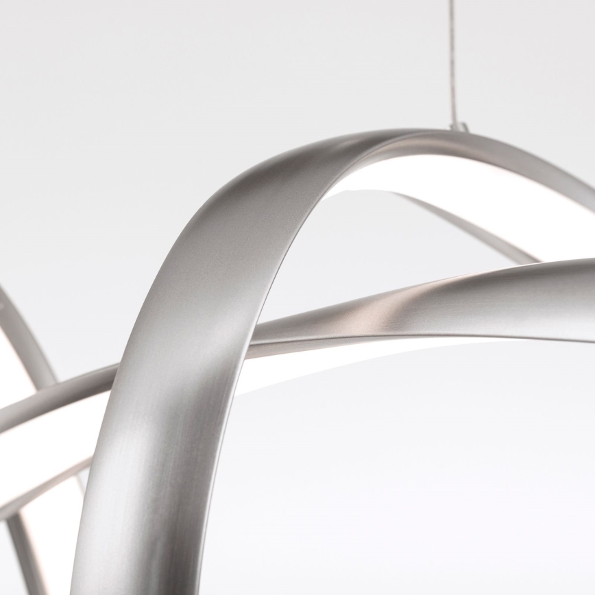 LED Dimbare hanglamp aan kabel CIRCUS LED/36W/230V zilver