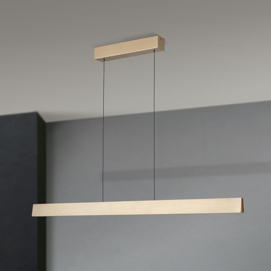 Dimbare LED hanglamp aan een koord TARA LED/44W/230V 2700/3800/4500/5700K goud