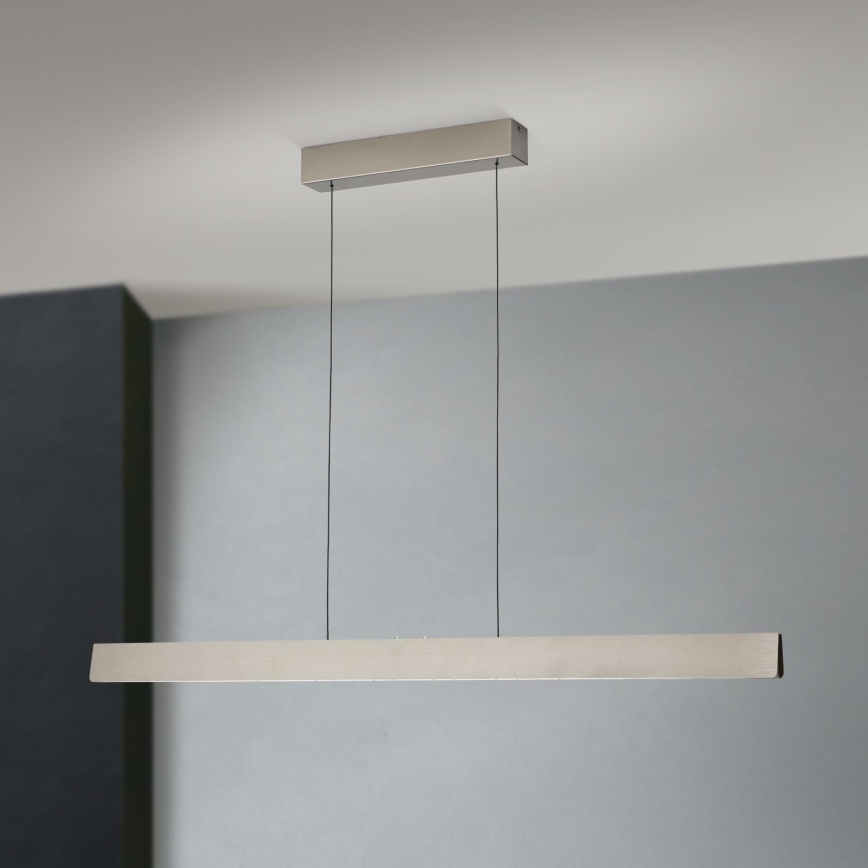 Dimbare LED hanglamp aan een koord TARA LED/44W/230V 2700/3800/4500/5700K mat chroom