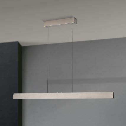 Dimbare LED hanglamp aan een koord TARA LED/44W/230V 2700/3800/4500/5700K mat chroom