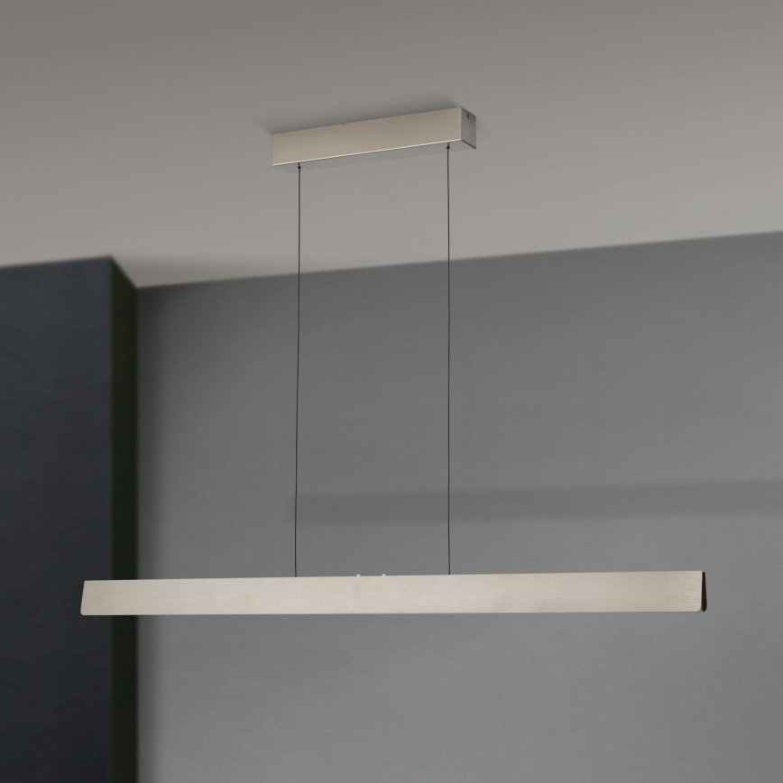 Dimbare LED hanglamp aan een koord TARA LED/44W/230V 2700/3800/4500/5700K mat chroom