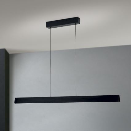 Dimbare LED hanglamp aan een koord TARA LED/44W/230V 2700/3800/4500/5700K zwart