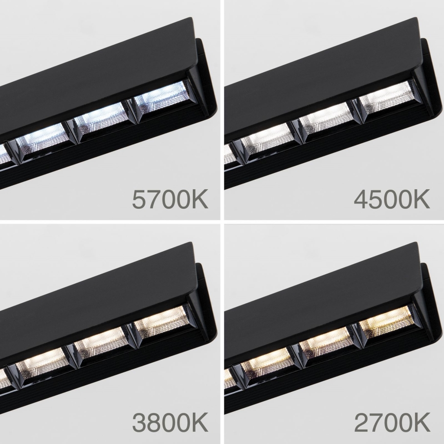 Dimbare LED hanglamp aan een koord TARA LED/44W/230V 2700/3800/4500/5700K zwart